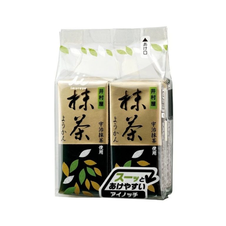 井村屋- 4本入ミニようかん 抹茶 232g