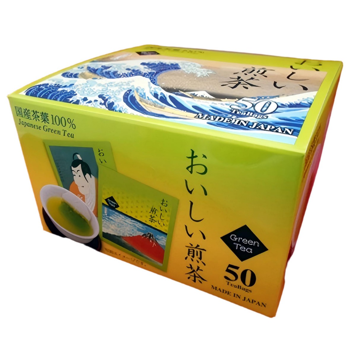 柳風水野商店- 浮世絵 おいしい煎茶ﾃｨｰﾊﾞｯｸﾞ50袋 205g
