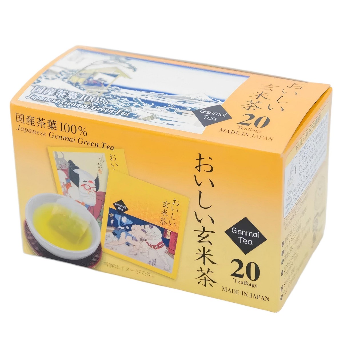 柳風水野商店- 浮世繪 美味玄米茶茶包 20袋 82g