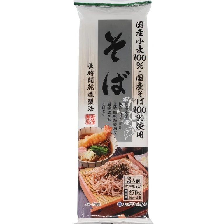松代そば善屋- 国産小麦100%・国産そば100%使用そば 270g