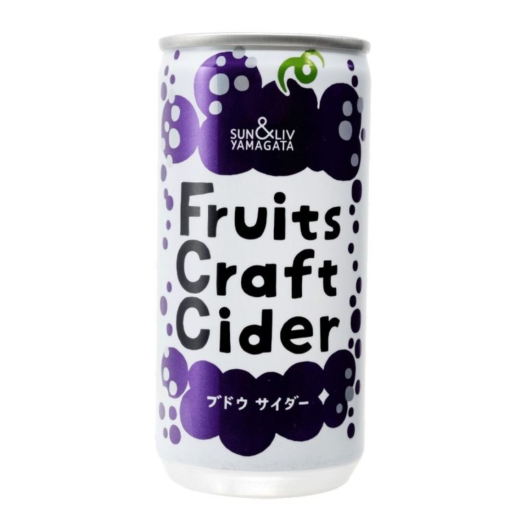 山形食品株式会社- サン&リブ/フルーツクラフトサイダー ブドウ 200ml