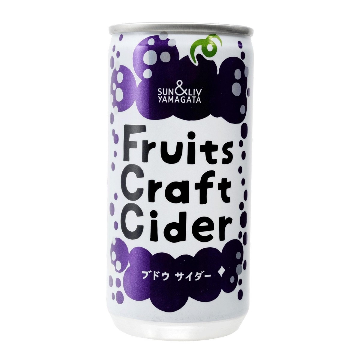 山形食品株式会社- サン＆リブ/フルーツクラフトサイダー ブドウ 200ml