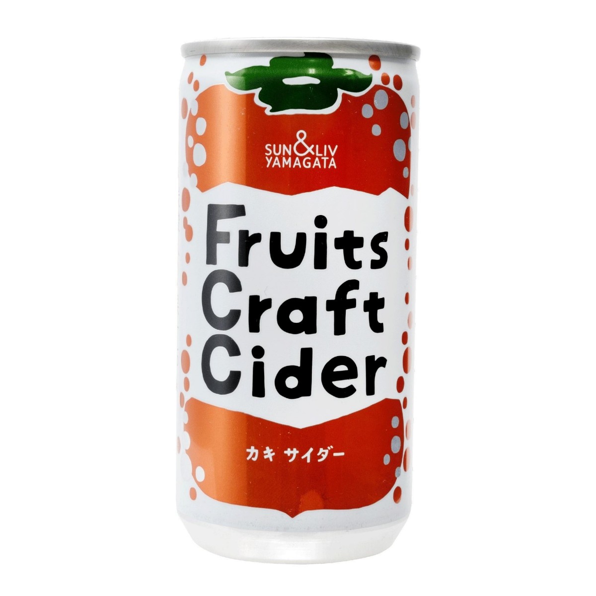 YAMAGATA FOODS- Sun & Liv Fruit Craft Sparkling Drink – Persimmon 200ml
