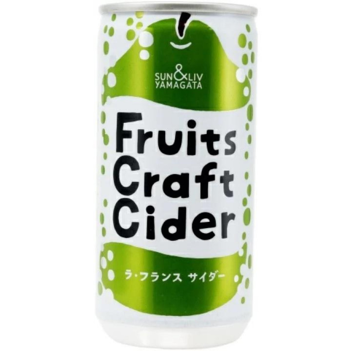 YAMAGATA FOODS- Sun & Liv Fruit Craft Sparkling Drink – La France Pear 200ml