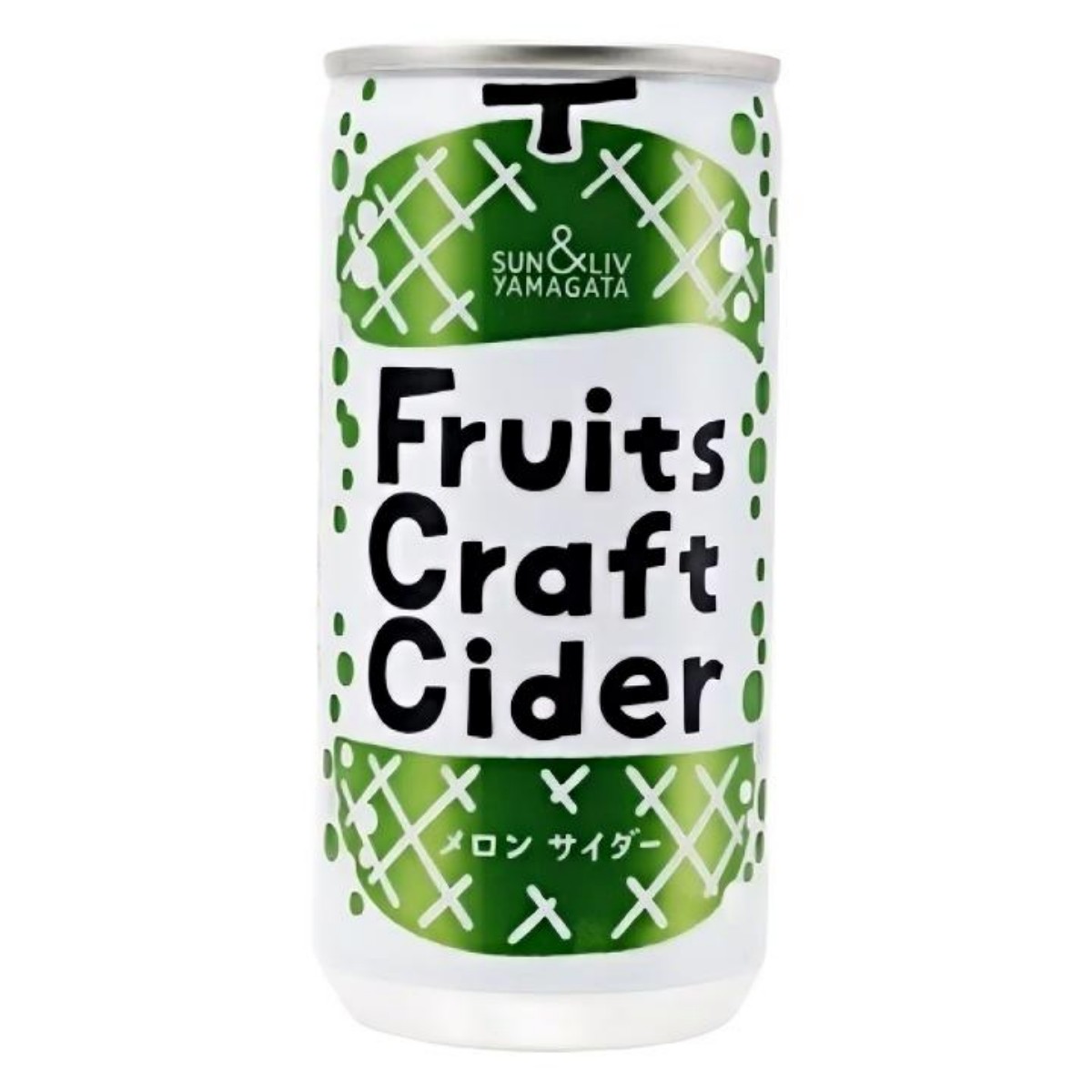 YAMAGATA FOODS- Sun & Liv Fruit Craft Sparkling Drink – Melon 200ml