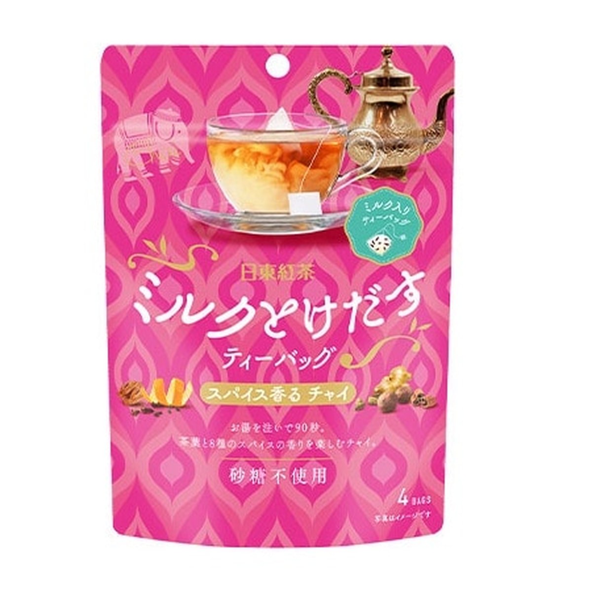 Mitsui Norin- Tea Bag with Creaming Powder – Spiced Chai (4 Bags) 4P