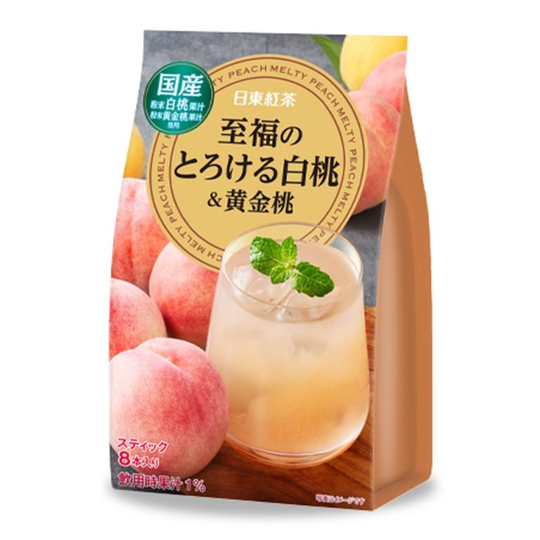 三井農林- 至福のとろける白桃&黄金桃 8本入