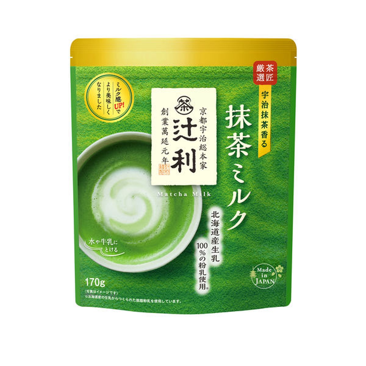 辻利- 抹茶ミルク 170g