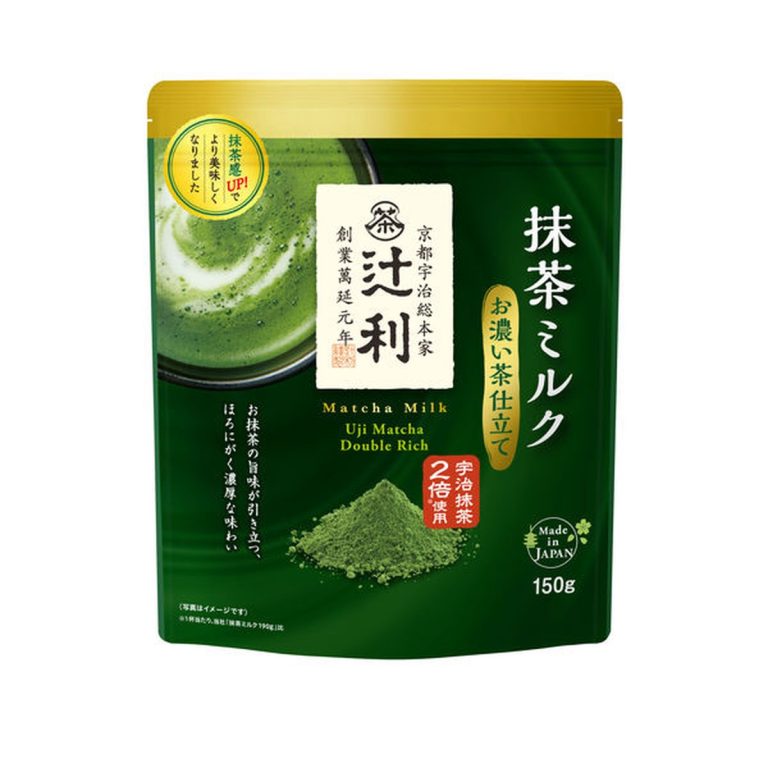 辻利- 抹茶ミルク お濃い茶仕立て 150g