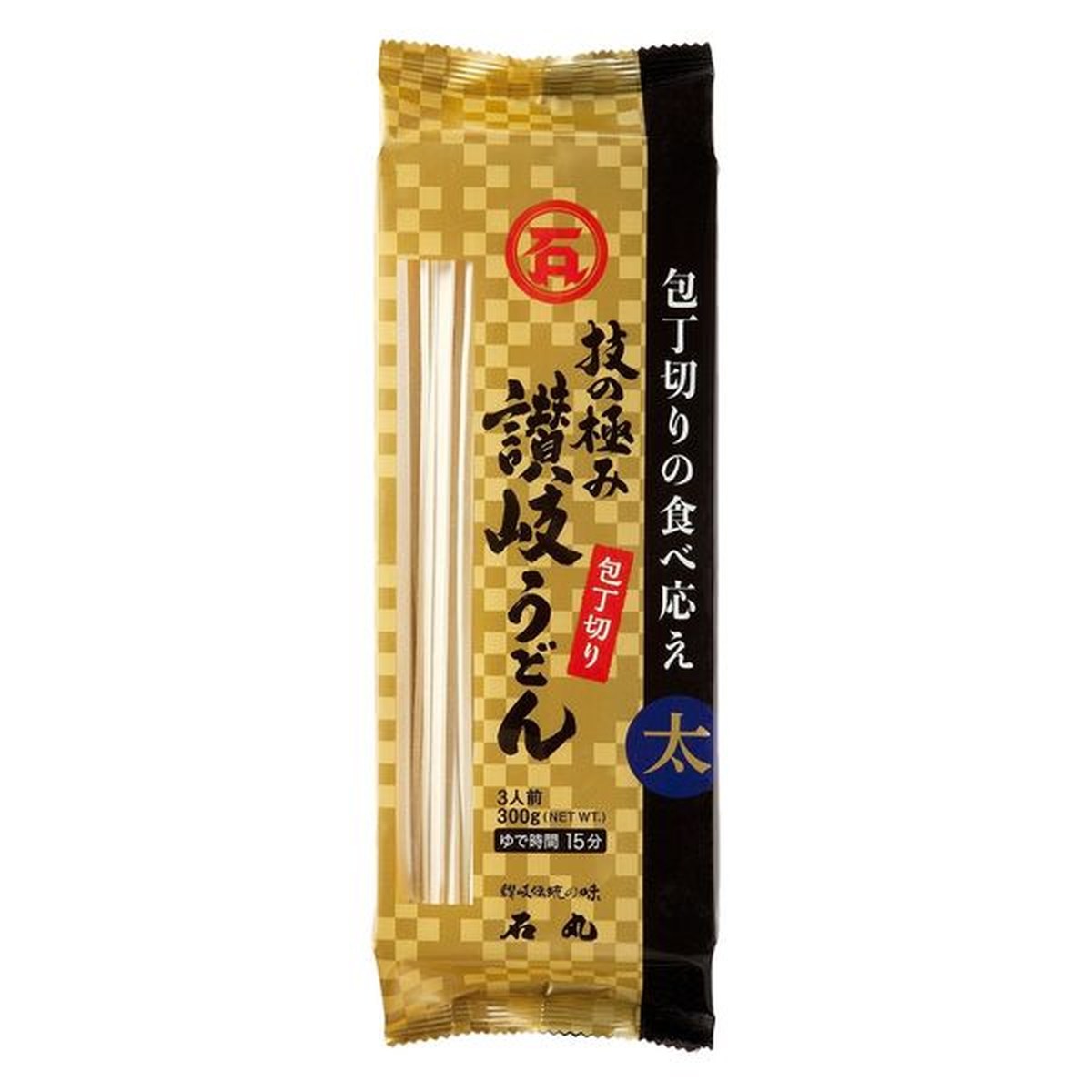 石丸製麺- 百年の技讃岐うどん包丁切り 300g
