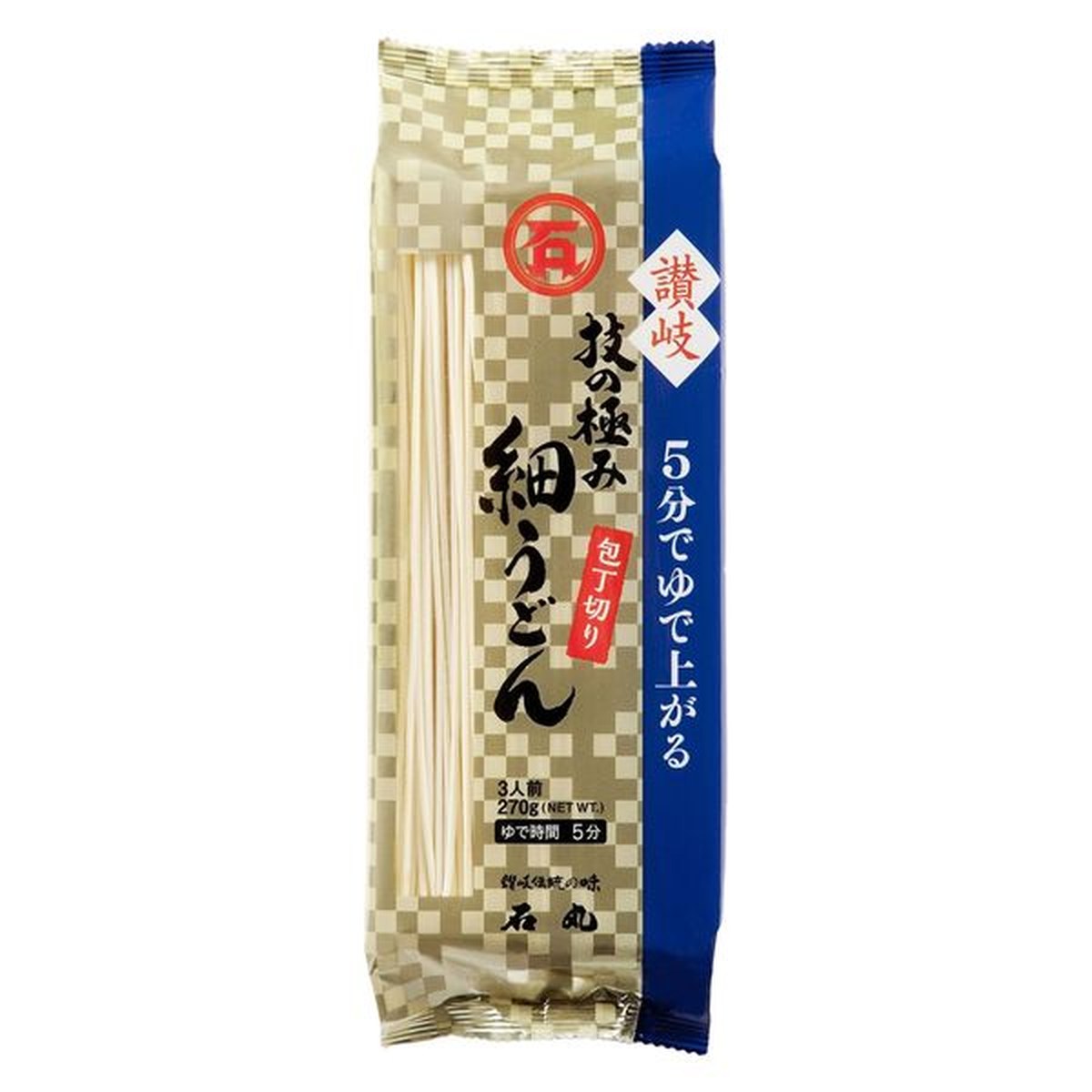 Ishimaru Seimen- Waza no Kiwami Sanuki Thin Udon (Kitchen Knife-Cut Style) 270g