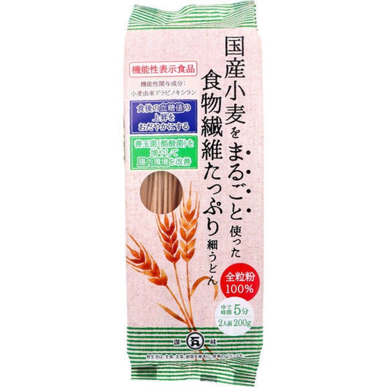 石丸製麵- 國產小麥全粒粉細烏龍麵 200g