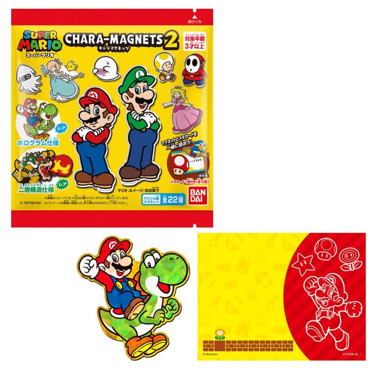 BANDAI- Super Mario Character Magnets 2