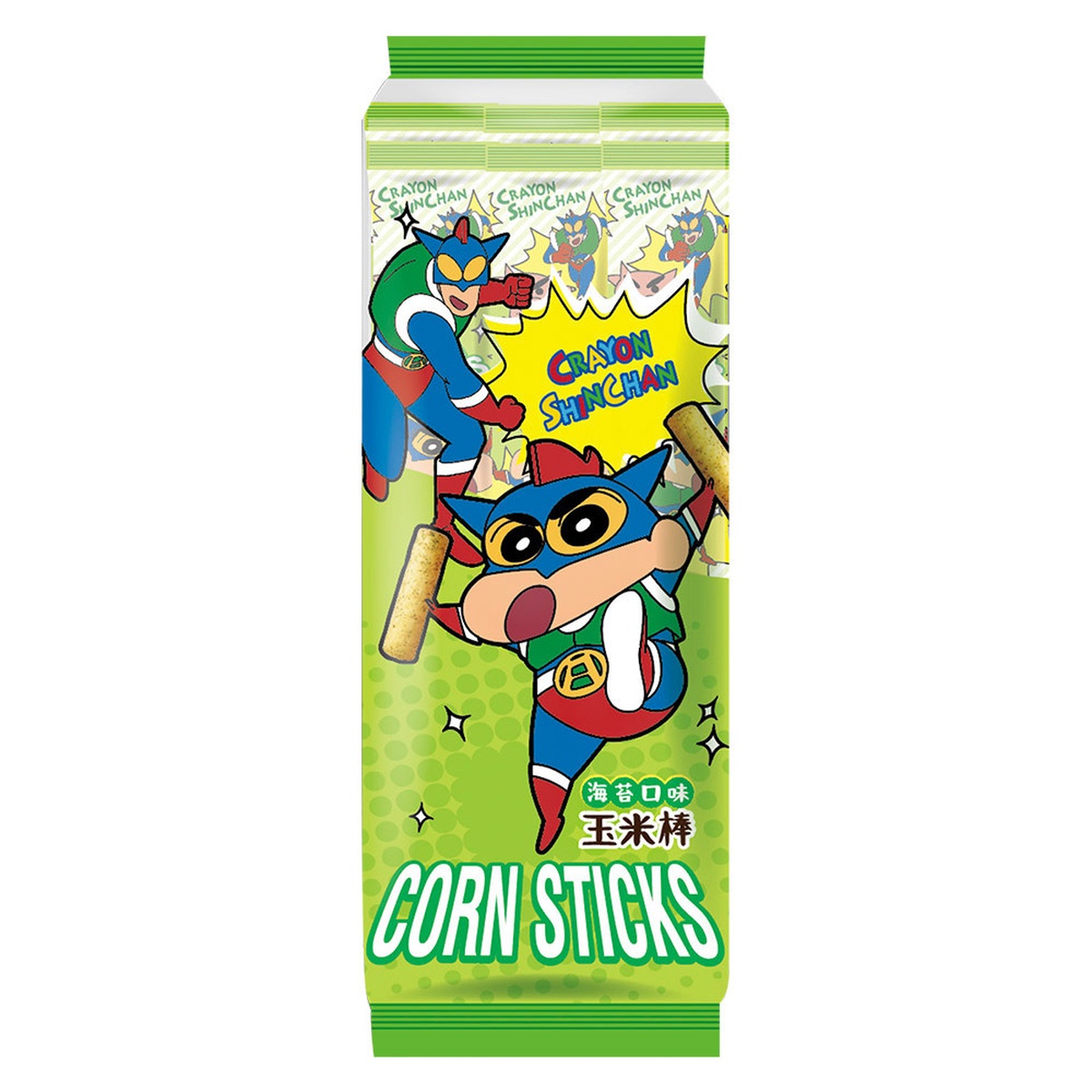 Pei Tien- Crayon Shin-chan Corn Cob (Seaweed Flavor) 168g(24 pcs)