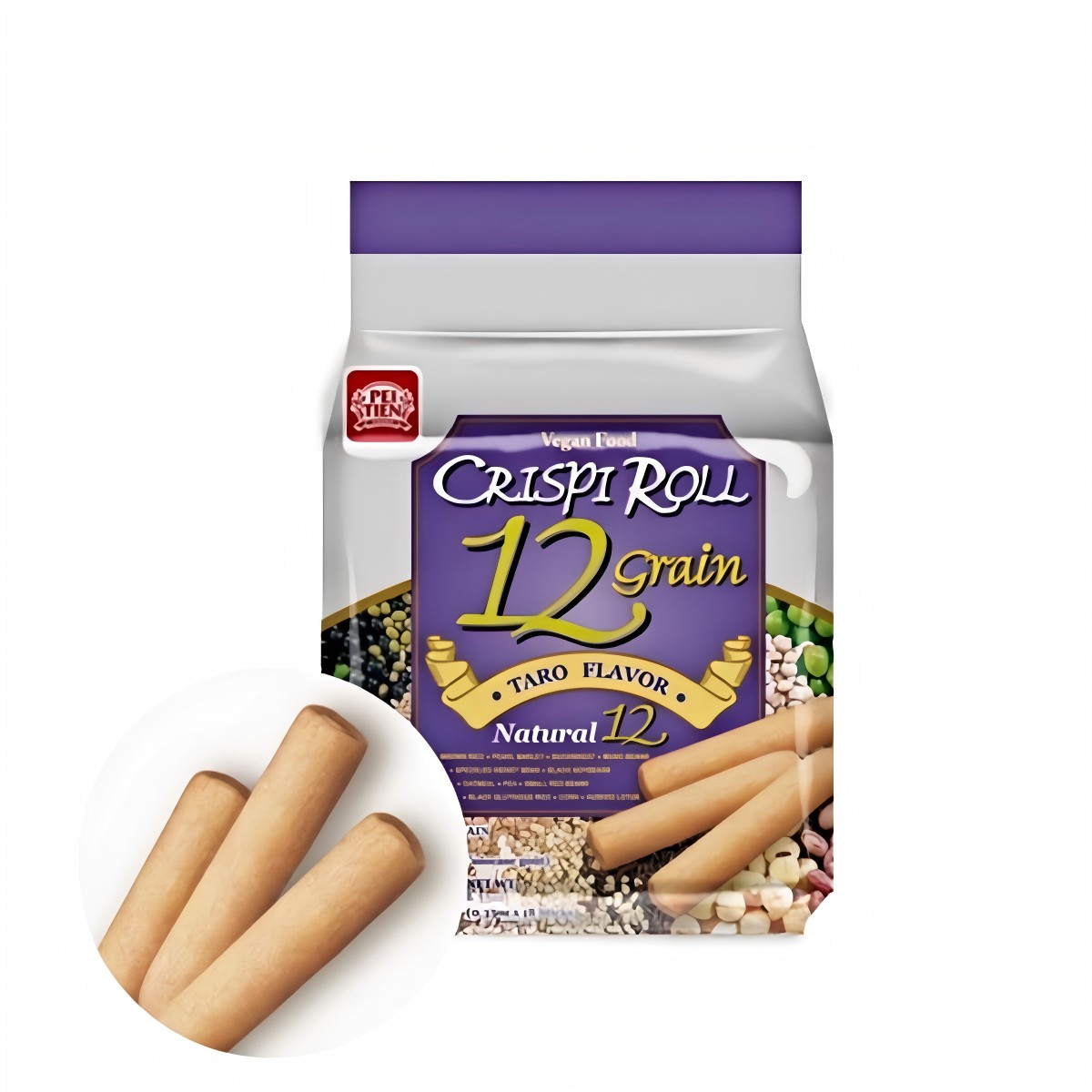 Pei Tien- Crispy Grain Roll (Taro Flavor) 180g