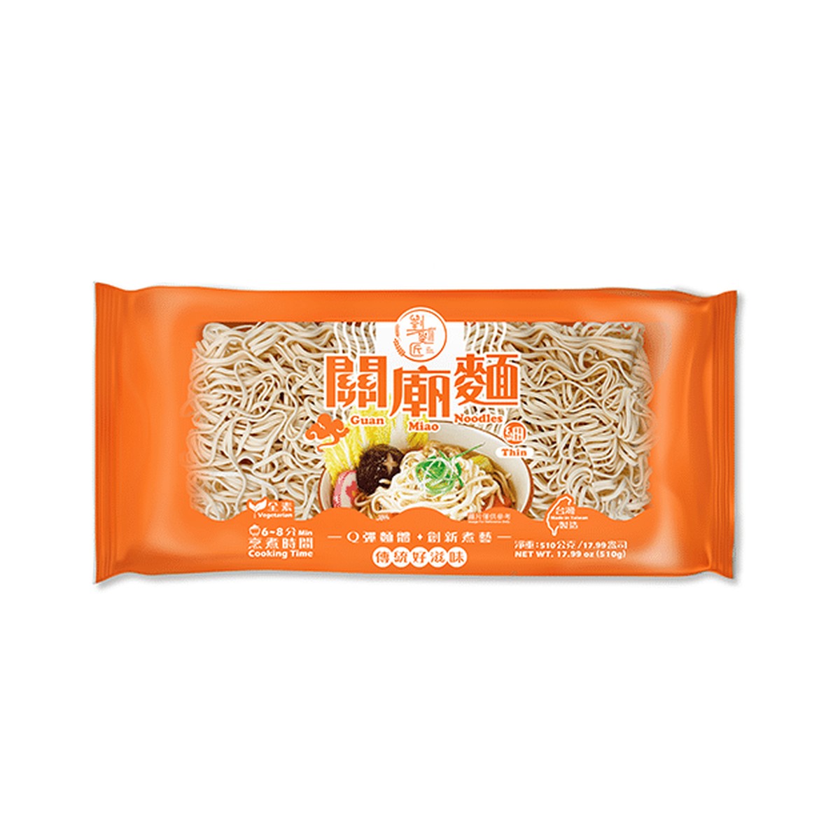 新宏- 関廟麺（細） 510g