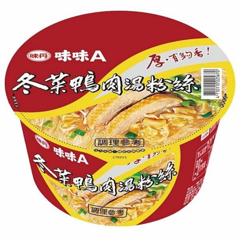 味味A- 冬菜鴨肉春雨 (カップ) 60g