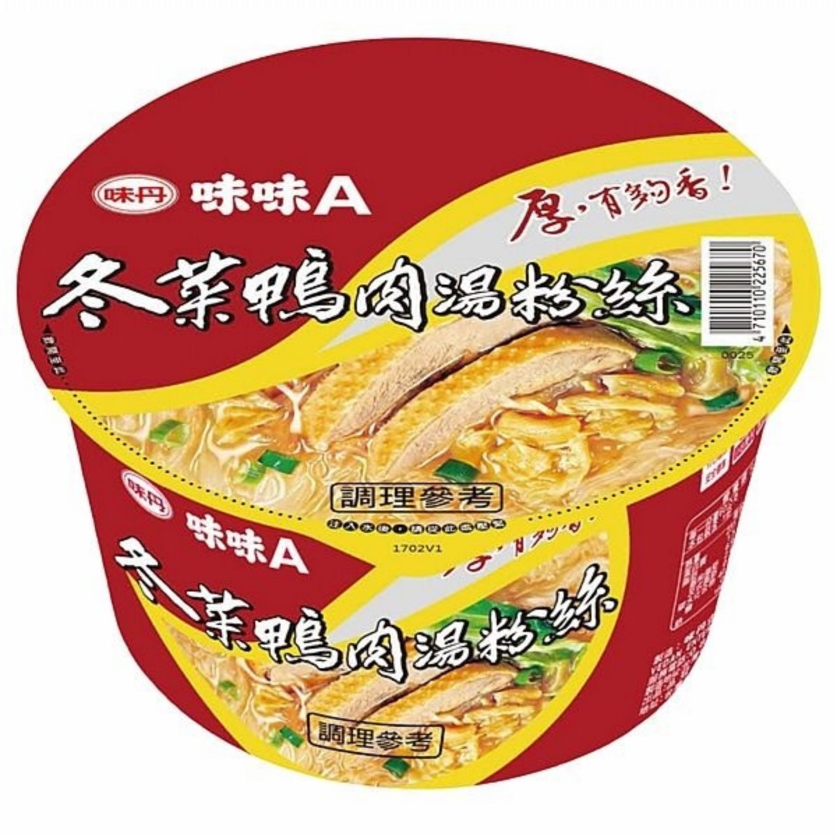 味味A- 冬菜鴨肉春雨 (カップ) 60g