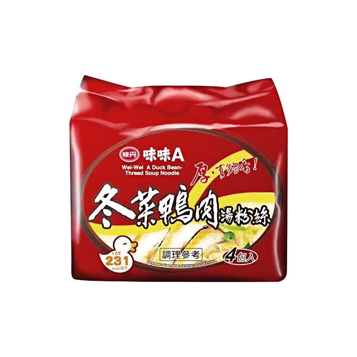 Wei Wei A- Wei-Wei A Duck Bean-thread Soup Noodle (Bag) 60g*4入