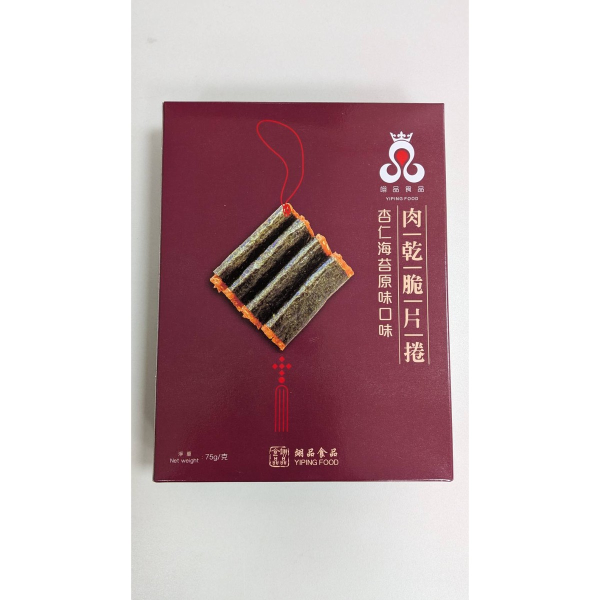 翊品食品- 肉干チップロール（アーモンド海苔味） 75g