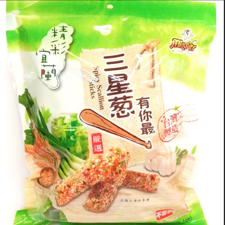 明奇- ピリ辛三星ねぎスティック 210g