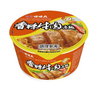 味丹- 味味A 香辣牛肉碗麵（外銷專版）