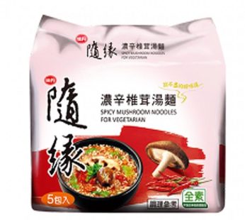 味丹- 隨緣 濃辛椎茸湯麵(外銷專版)