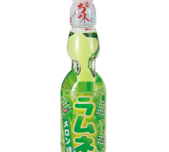 ハタ鉱泉- 瓶ラムネ メロン味 200ml
