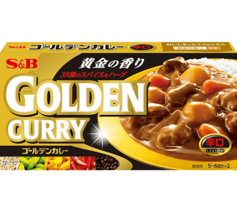 S&amp;B- ゴールデンカレー 中辛 198g
