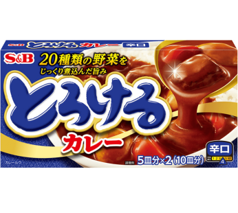 S&amp;B- とろけるカレー 辛口 180g