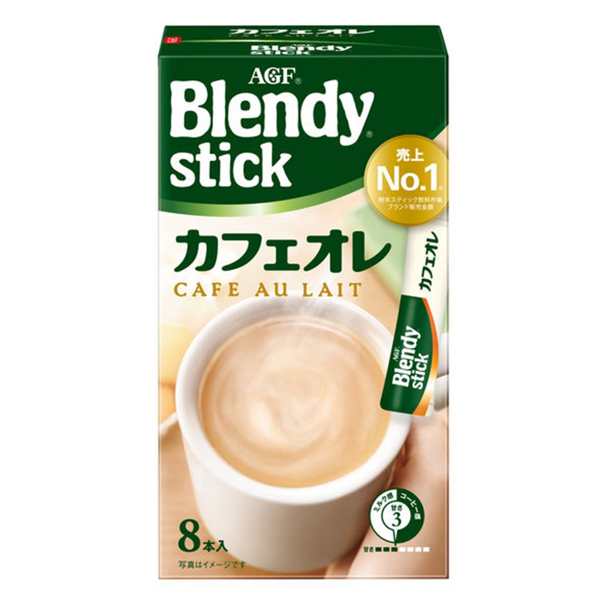 AGF- BLENDY STICK CAFÉ AU LAIT 8P 104g