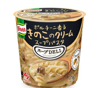 AJINOMOTO- クノールスープDELI ポルチーニ香るきのこのクリームスープパスタ