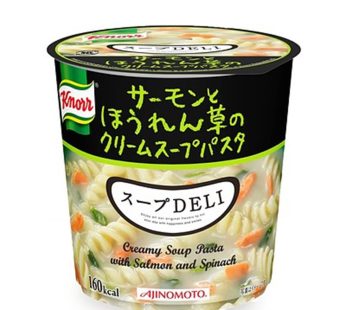 AJINOMOTO- 奶油鮭魚菠菜濃湯杯麵