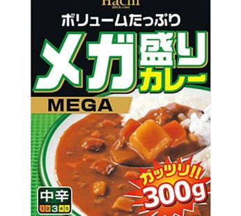 ハチ- メガ盛りカレー 中辛