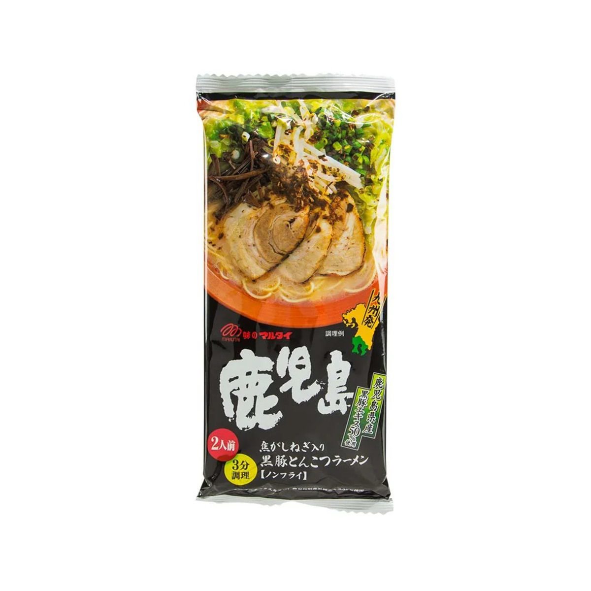 MARUTAI- 鹿兒島黑豚骨拉麵 2人份 185g