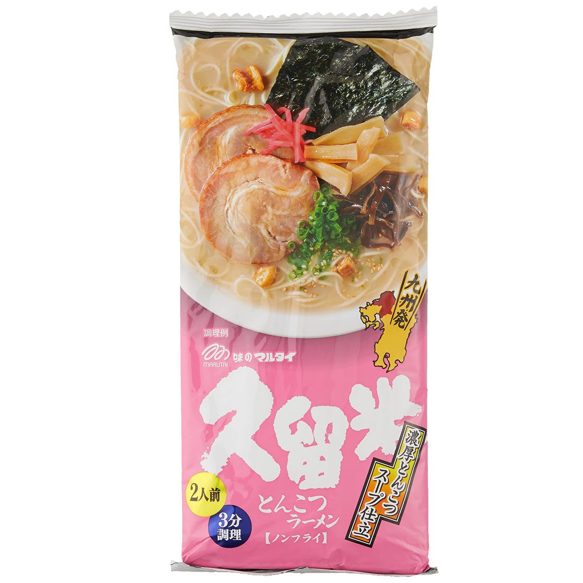 MARUTAI- 久留米濃厚豚骨拉麵 2人份 194g