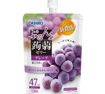 Orihiro- Q彈蒟蒻凍飲 - 葡萄口味