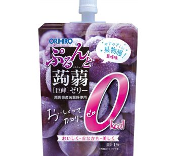 Orihiro- 零卡Q彈蒟蒻凍飲 - 巨峰葡萄口味