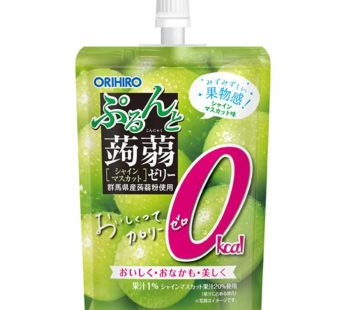 Orihiro- 零卡Q彈蒟蒻凍飲 - 麝香葡萄口味
