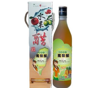 Jheng Chun- Delicious Fruit Vinegar – Silver Gift Box – Pineapple Vinegar