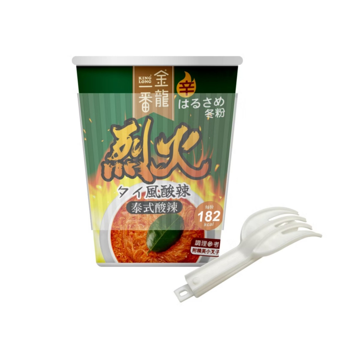 Jung-Nung- Golden Dragon Ichiban Fiery Spicy Thai Sour & Spicy Rice Noodle Cup