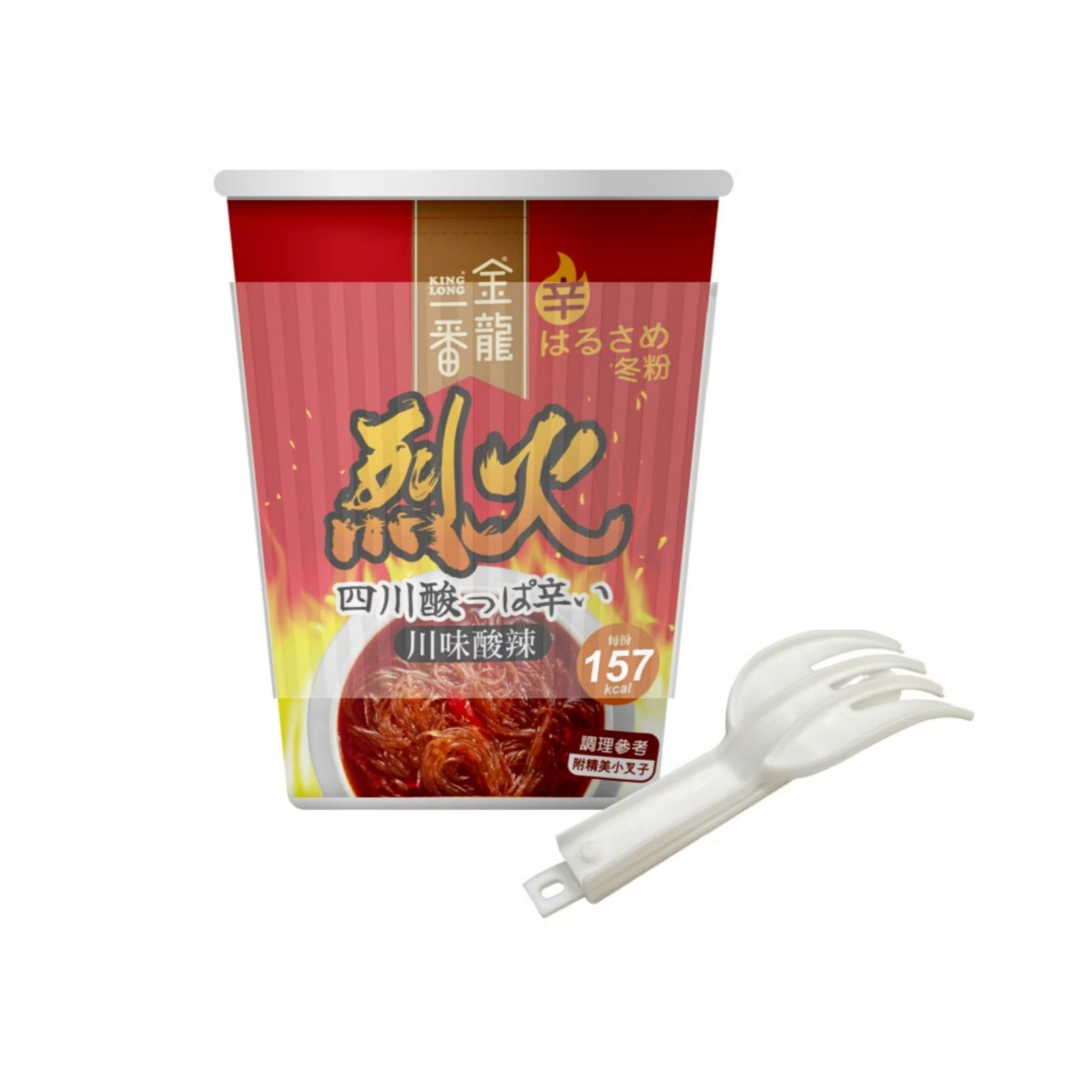 Jung-Nung- Golden Dragon Ichiban Fiery Spicy Sichuan Sour & Spicy Rice Noodle Cup