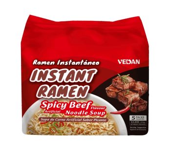 VEDAN- Instant Noodles-spicy beef flavour noodle soup