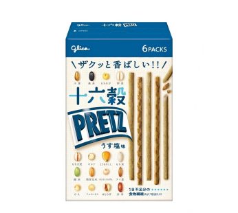 GLICO- Sixteen-Grain Pretz Lightly Salted (6 Packs)