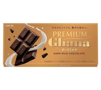LOTTE- Premium Ghana Dark Milk 70g