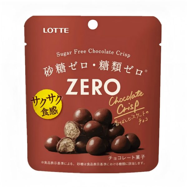 LOTTE- ZERO Sugar-Free Chocolate Crisp 28g
