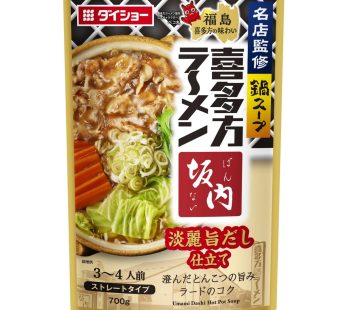 Daisho- Famous Shop Supervised Kitakata Ramen Bannai Light Umami Broth Hot Pot Soup 700g