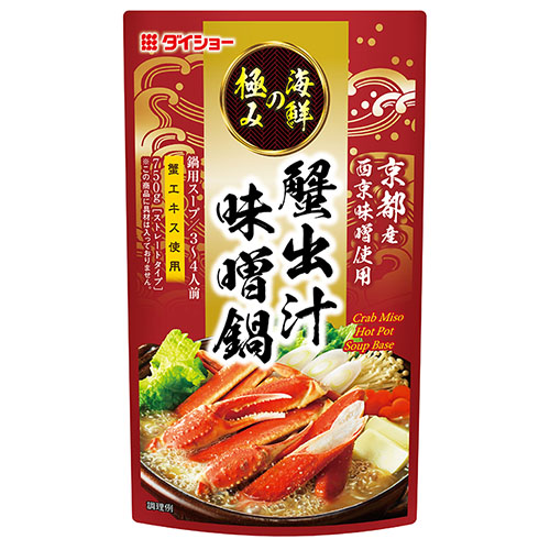 Daisho- GB Crab Broth Miso Hot Pot Soup with Kyoto Saikyo Miso 750g