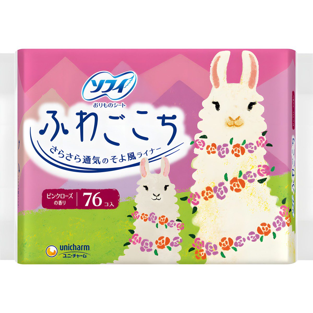 ソフィ- ふわごこち ピンクローズの香り 38枚 2個パック