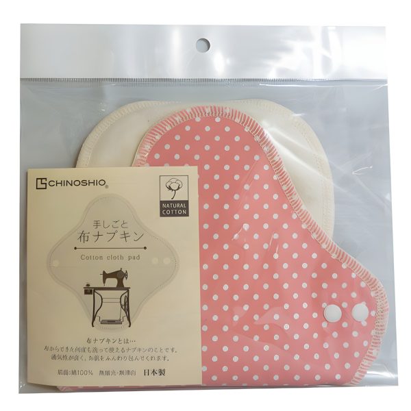 Chinoshiosya- CHINOSHIO Cloth Pad Night Use – Pink Polka Dot